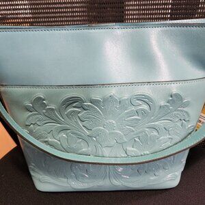 Patricia Nash Harper Tote - Blue Grass